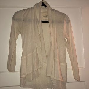 Anthropologie off white cardigan